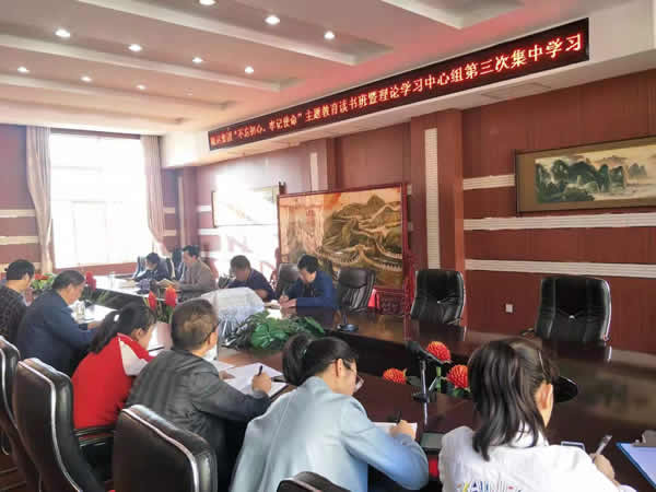隴運(yùn)集團(tuán)公司召開(kāi)“不忘初心、牢記使命”主題教育讀書班暨理論學(xué)習(xí)中心組第三次、第四次集中學(xué)習(xí)會(huì)議
