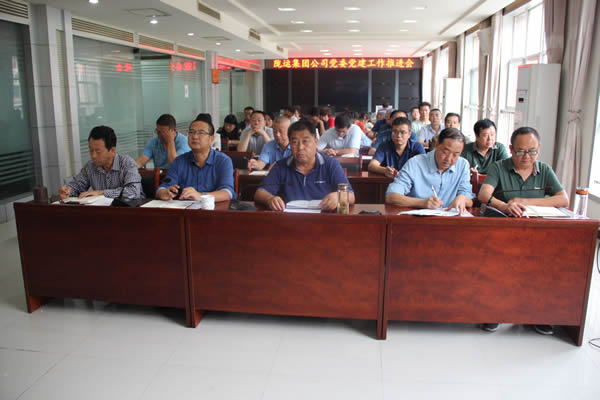 隴運集團公司黨委召開黨建工作推進(jìn)會